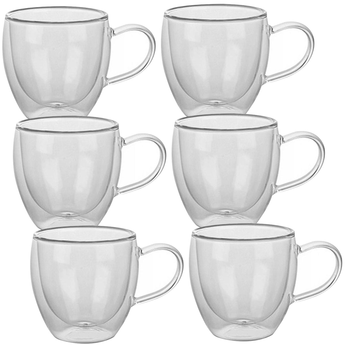 Szklanki termiczne do kawy 300 ml latte komplet 2 szt szklanek